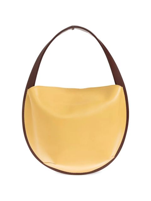 Jil Sander Pivot leather tote bag - Yellow