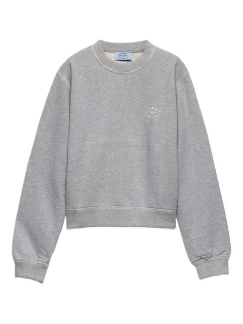 Prada logo-print sweatshirt - Grey - zdjęcie produktu nr 1