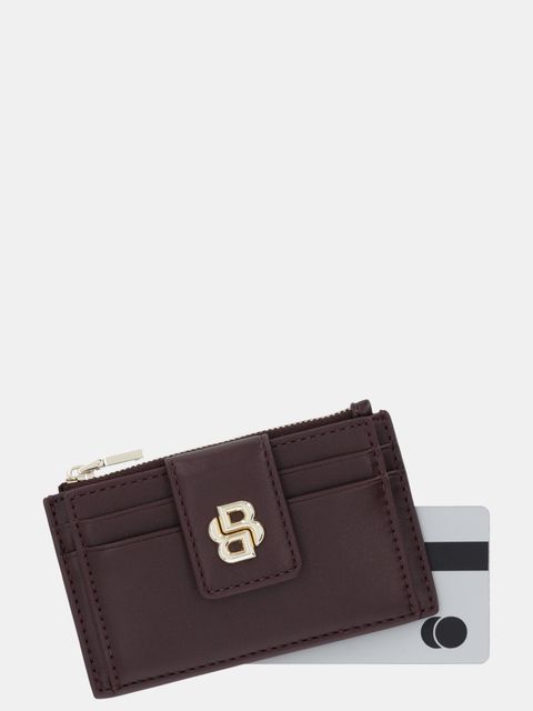 BOSS portfel damski kolor bordowy 50552234