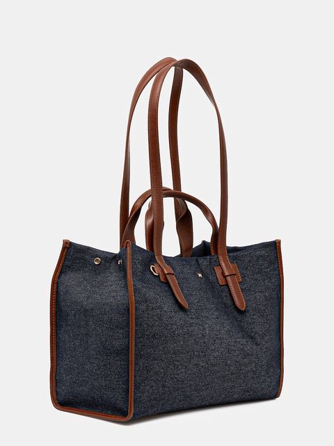 Weekend Max Mara torebka GIANNADENIM kolor niebieski 2525516104600 - zdjęcie produktu nr 2