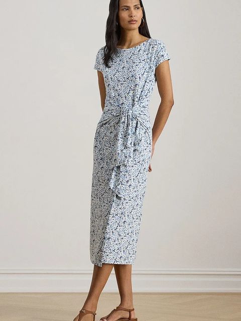 Lauren Ralph Lauren sukienka bawełniana - zdjęcie produktu nr 1