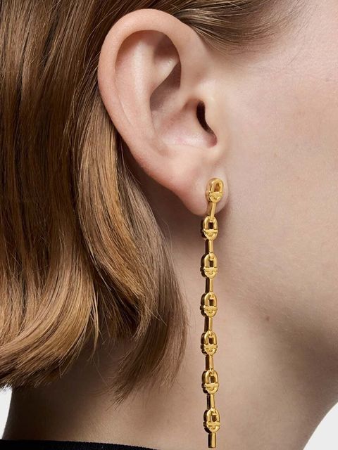 Tous kolczyki ze srebra pokrytego złotem Manifesto