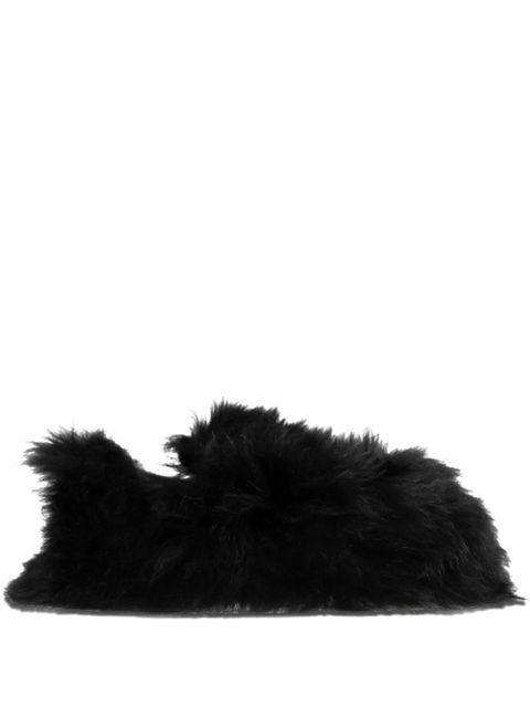 Moncler Snug shearling ballet flats - Black - zdjęcie produktu nr 1