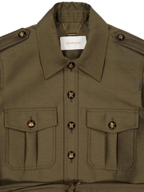 ZIMMERMANN belted jacket - Green