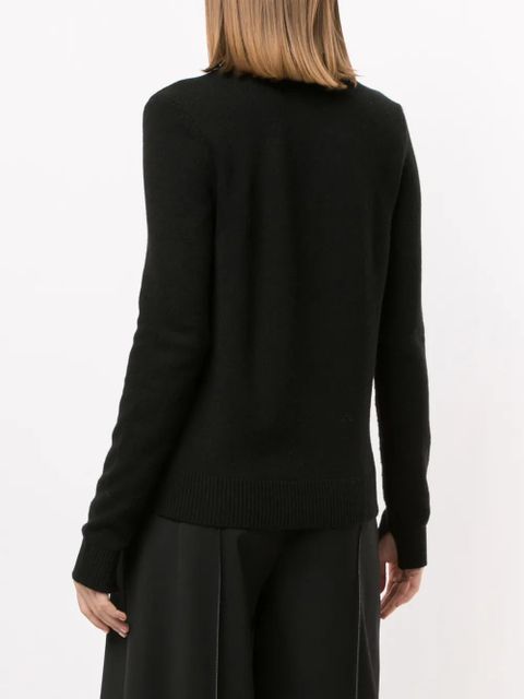 Proenza Schouler raglan sleeves eco cashmere jumper - Black