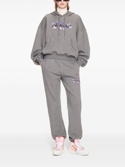Off-White logo-print track pants - Grey
