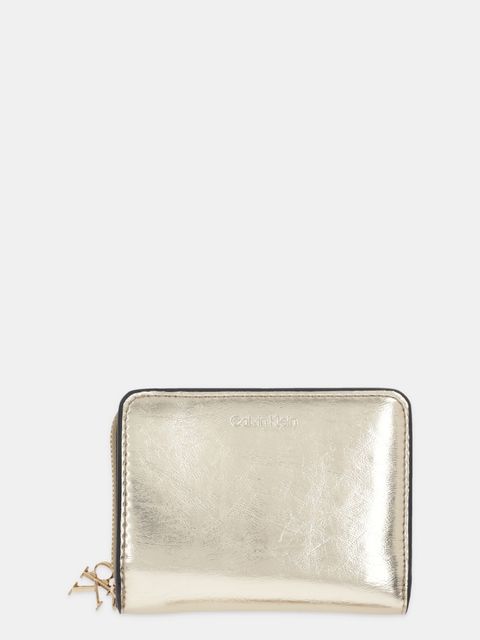 Calvin Klein portfel damski kolor złoty LV04F1103G - zdjęcie produktu nr 1