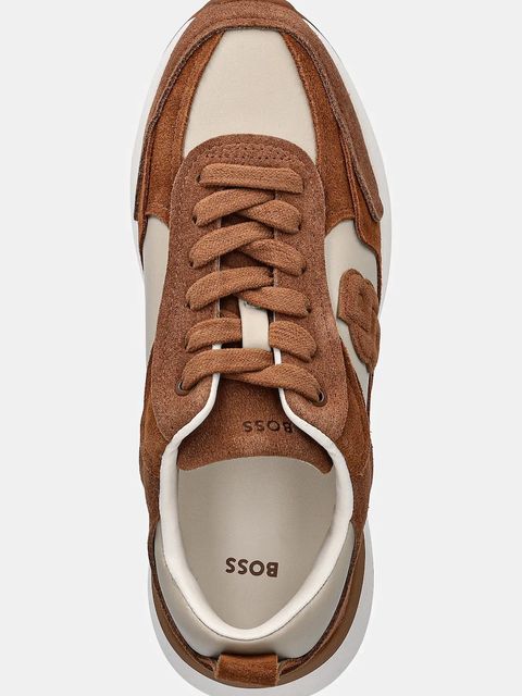 BOSS sneakersy zamszowe B Icon damskie kolor brązowy 50548288 - zdjęcie produktu nr 2