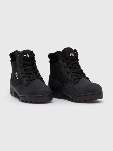 Fila workery GRUNGE damskie kolor czarny na platformie - zdjęcie produktu nr 2