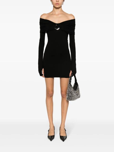 MANURÍ Amara Buckle 2.6 minidress - Black - zdjęcie produktu nr 2