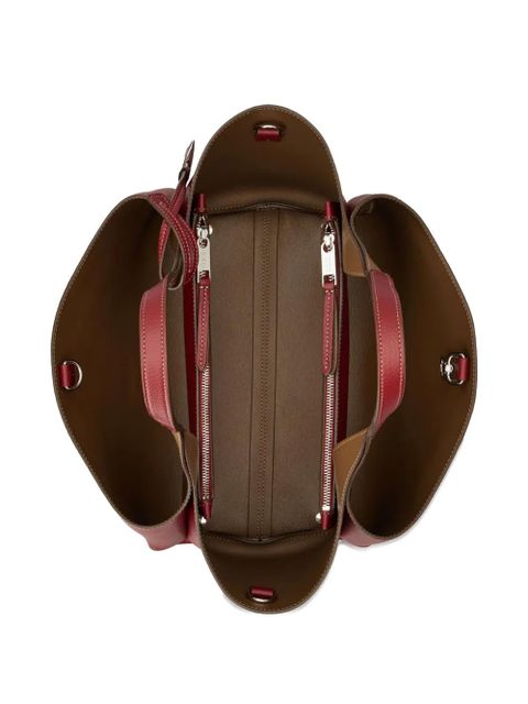 Tod's leather tote bag - Red - zdjęcie produktu nr 2