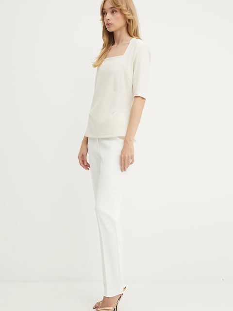 BOSS t-shirt damskie kolor beżowy 50541894