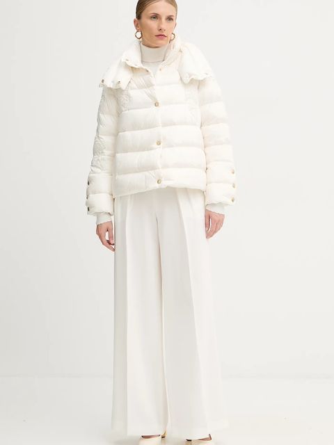 ERMANNO Firenze kurtka kolor beżowy zimowa 57TA009EX3