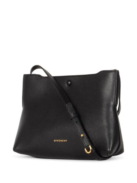 Givenchy logo-lettering shoulder bag - Black