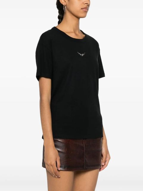 Zadig&Voltaire Marta wings-appliqué T-shirt - Black