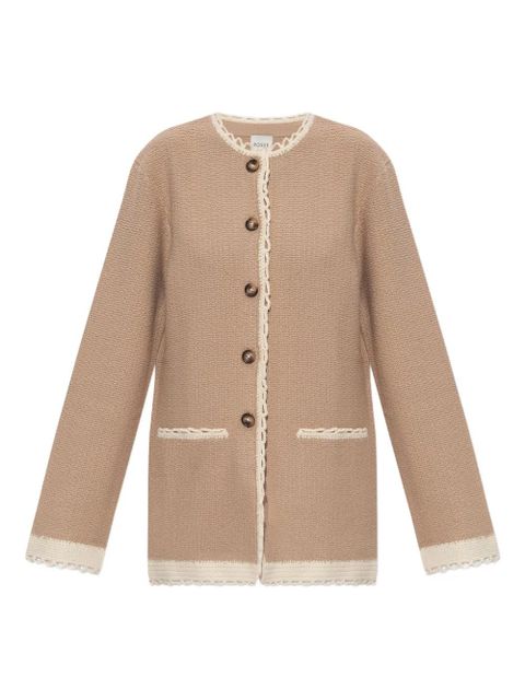 Posse Willow buttoned cardigan - Neutrals - zdjęcie produktu nr 1