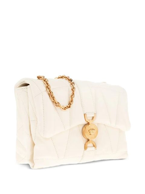 Versace chain leather tote bag - Neutrals