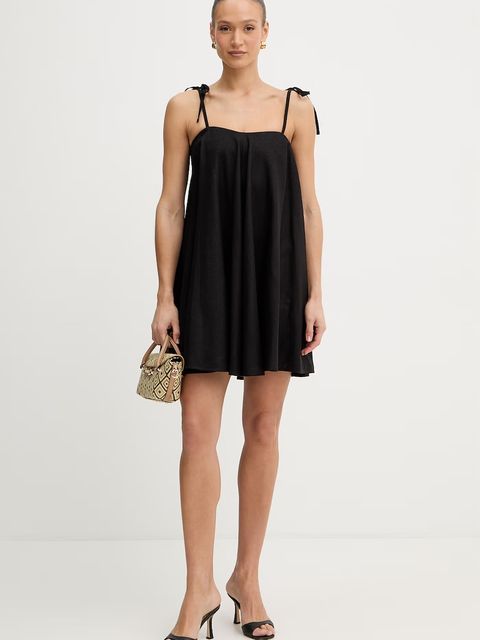 Twinset sukienka z dodatkiem lnu - zdjęcie produktu nr 1