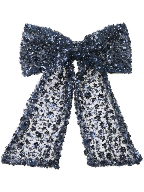 Maison Michel Wicole bow clip - Blue - zdjęcie produktu nr 1
