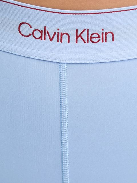 Calvin Klein Performance legginsy treningowe kolor niebieski z nadrukiem LVGWS5L609