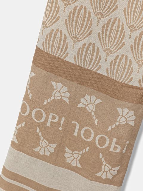 Joop! szalik damski kolor beżowy wzorzysty 30047766 - zdjęcie produktu nr 2