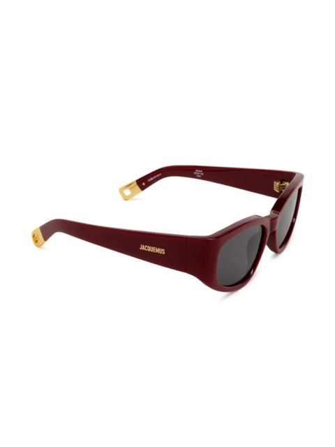 Jacquemus oversize-frame sunglasses - Red - zdjęcie produktu nr 2