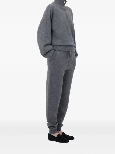 LouLou de Saison elastic-cuffed cashmere trousers - Grey - zdjęcie produktu nr 2