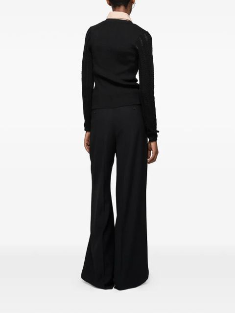 Acne Studios button knitted cardigan - Black