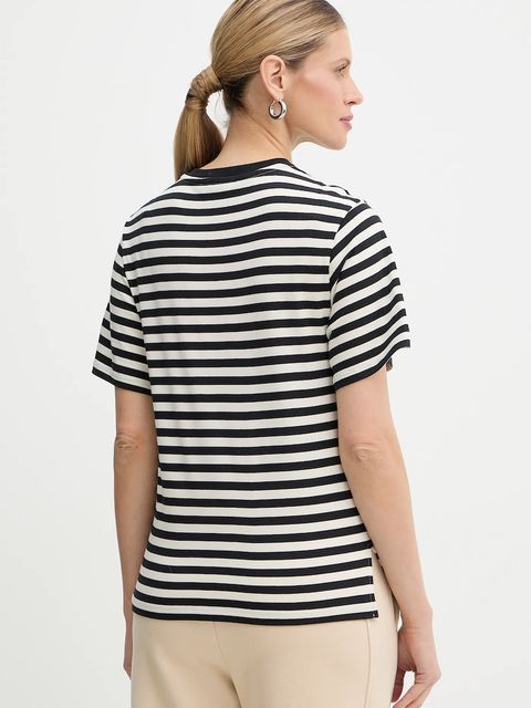 Weekend Max Mara t-shirt bawełniany VENACO damski kolor beżowy 2615971031600