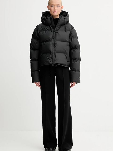 Rains kurtka przeciwdeszczowa Alta Short Puffer Jacket W3T3 kolor czarny zimowa 15150.01