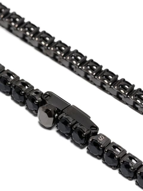 Swarovski Matrix tennis ruthenium bracelet - Black