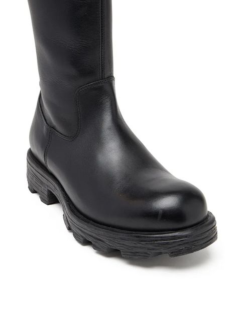 Diesel kozaki D-Hammer Hb D W kolor czarny na platformie Y03417-P4471-T8013