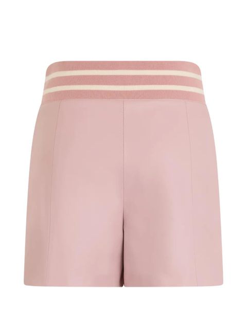 Valentino Garavani ribbed-waistband skorts - Pink - zdjęcie produktu nr 2