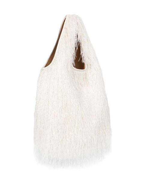 DRIES VAN NOTEN fringed tote bag - Neutrals - zdjęcie produktu nr 2