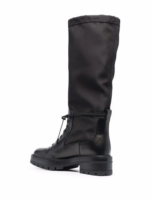 Aquazzura lace-up detail boots - Black