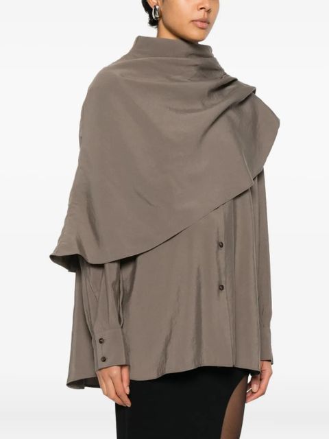 Magda Butrym classic button shirt - Grey - zdjęcie produktu nr 2