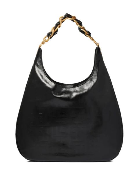 Balmain 1945 crinkled leather shoulder bag - Black - zdjęcie produktu nr 2