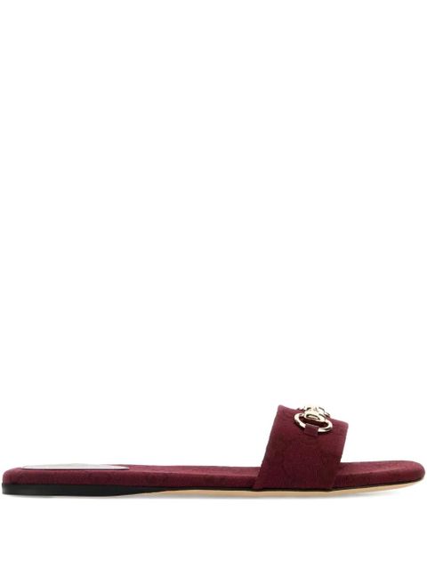 Gucci Horsebit-detail sandals - Red - zdjęcie produktu nr 1