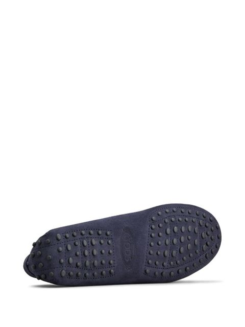 Tod's Gommino embellished suede loafers - Blue