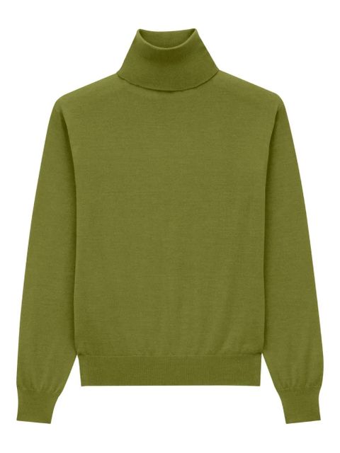 Saint Laurent turtleneck wool sweater - Green - zdjęcie produktu nr 1