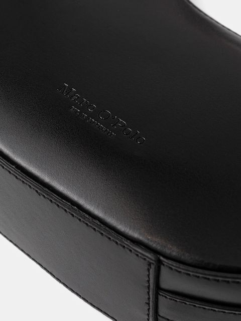 Marc O'Polo torebka skórzana kolor czarny 5000009277 - zdjęcie produktu nr 2