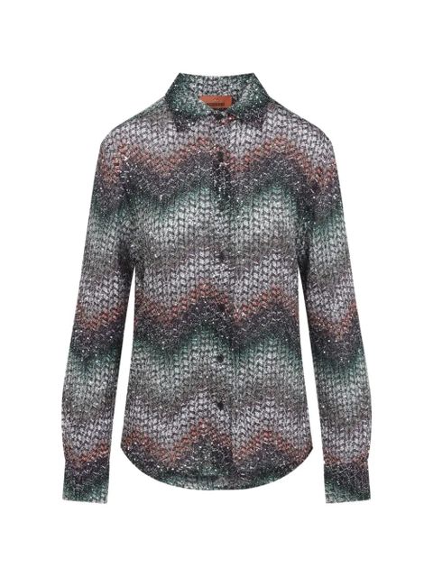 Missoni sequin shirt - Green - zdjęcie produktu nr 1