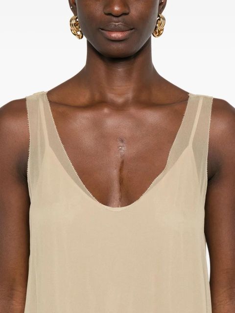 TOTEME slip midi dress - Neutrals