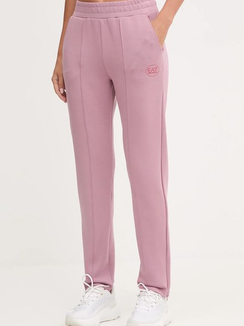 EA7 Emporio Armani dres damski kolor różowy AF16251.7W000562