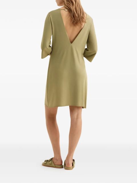 ERES Fabuleuse beade-detail mini dress - Green