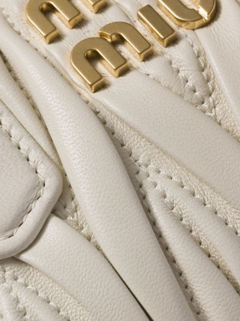 Miu Miu Arcadie matelassé mini bag - White