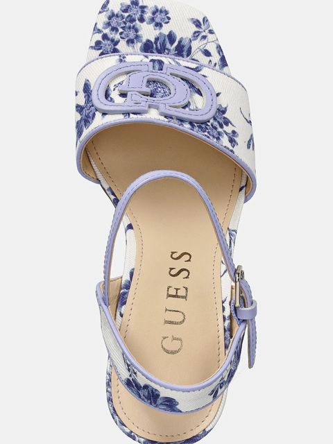 Guess sandały GANIKA2 kolor biały FLJGA2 FAP03