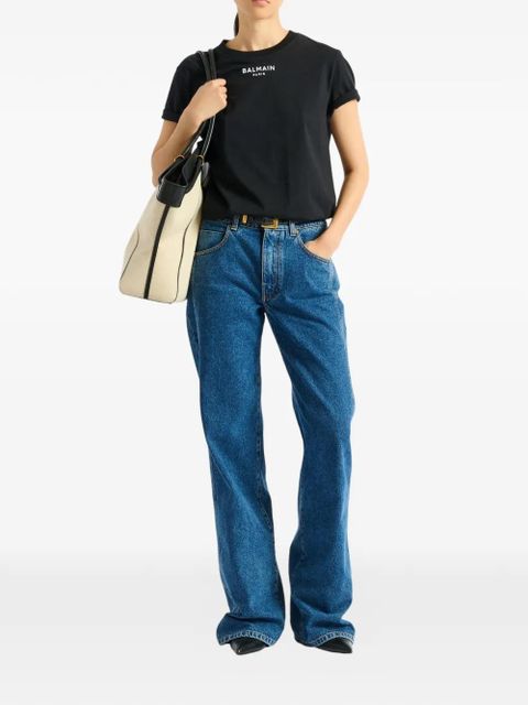 Balmain Balmain Paris embroidered T-shirt - Black - zdjęcie produktu nr 2