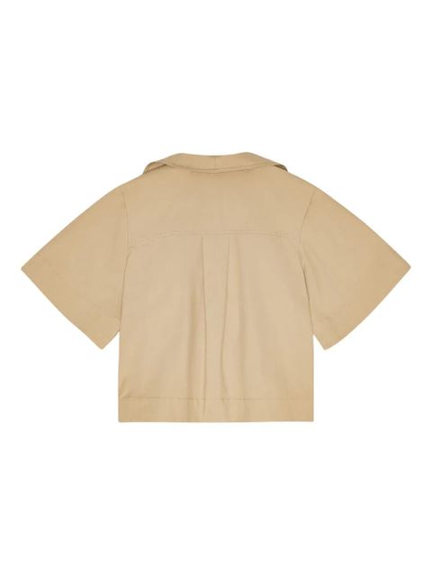 GANNI tie-fastening shirt - Neutrals - zdjęcie produktu nr 2