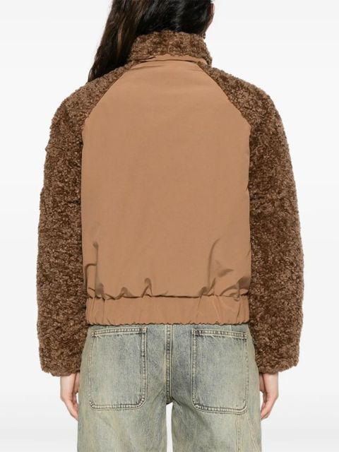 Moncler Coligny teddy-fleece jacket - Brown
